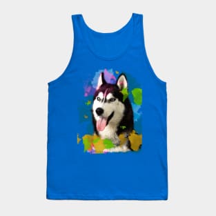 Cute Husky Tank Top